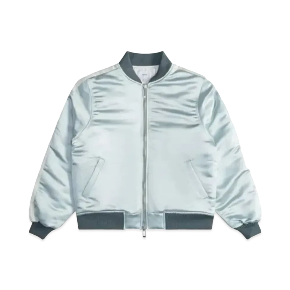 RHUDE Boys 02 Satin Bomber "Mint"