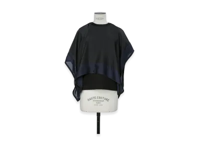 sacai Women's Satin x Cotton Jersey T-Shirt "Black"