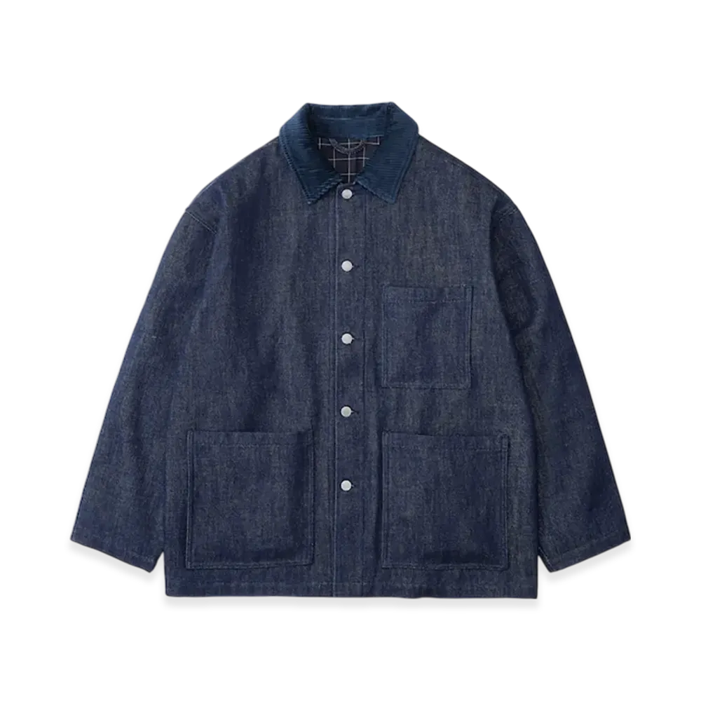 everyone Soft Denim Coverall Jacket "Indigo"