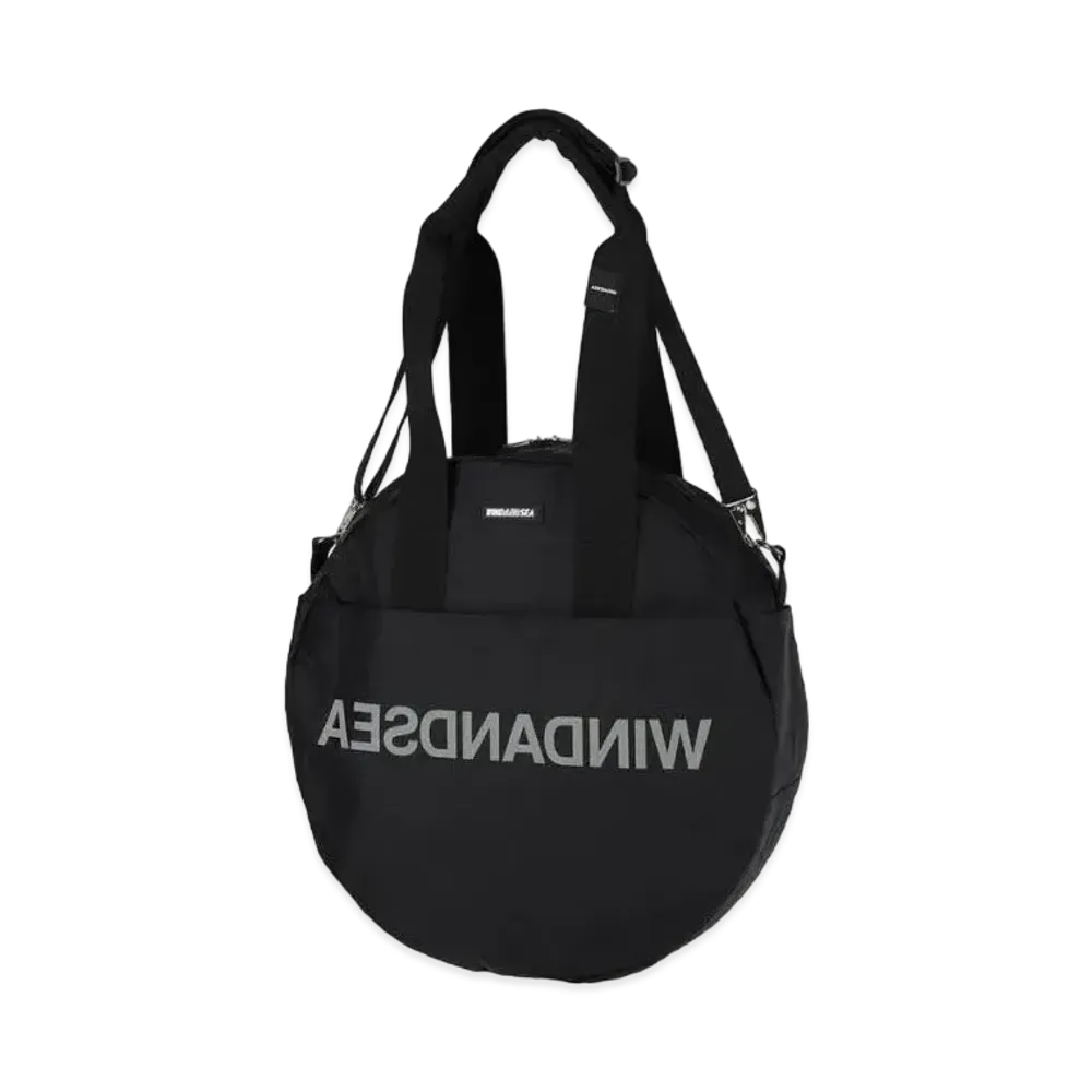 WIND AND SEA x X-pac Round Shoulder Bag "Black"