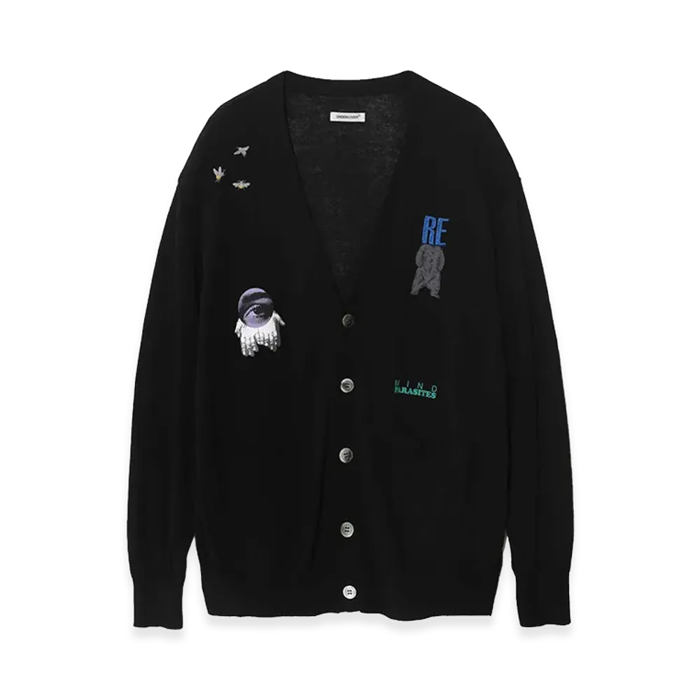 UNDERCOVER Cotton Knit Cardigan "Black"