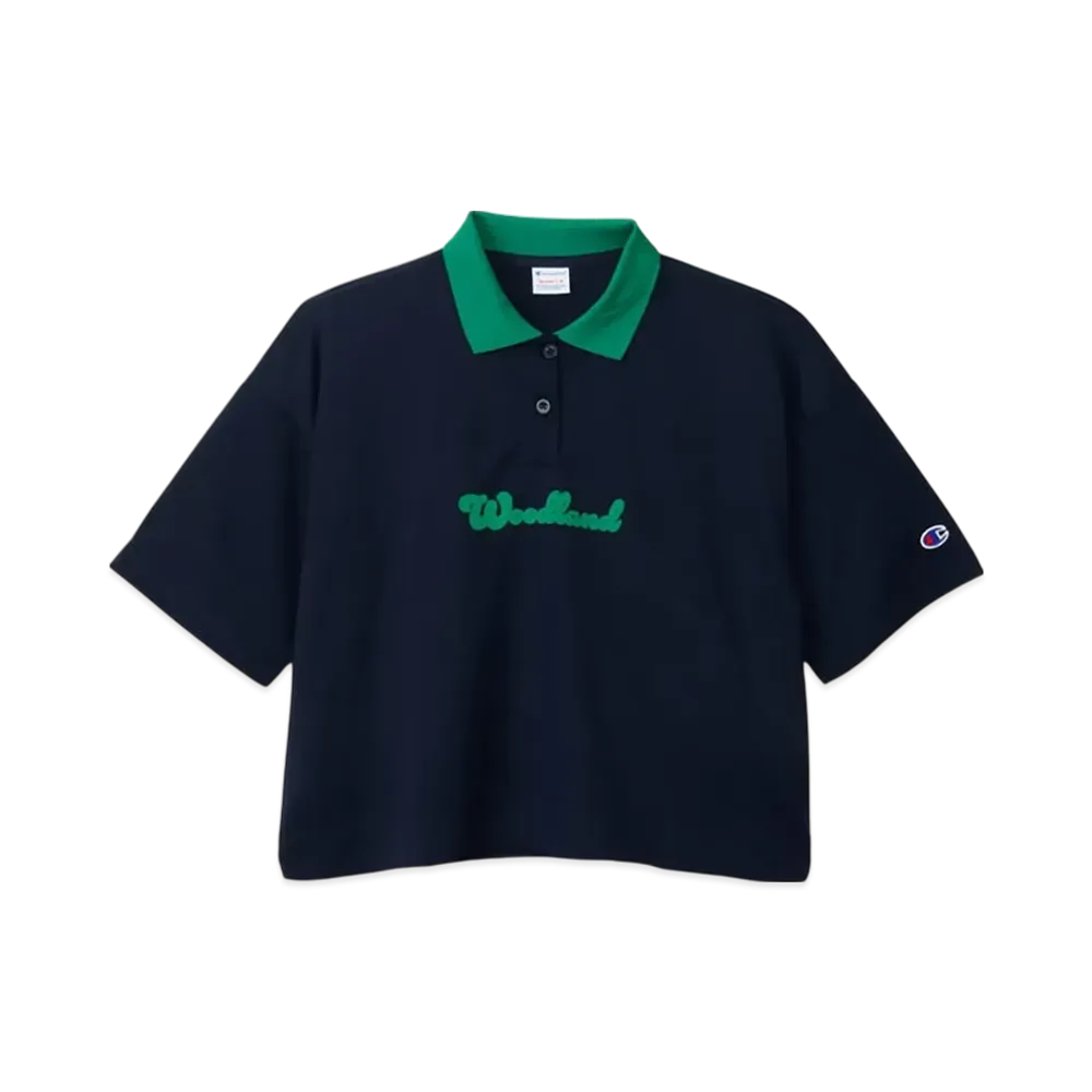Champion Women's Polo Shirt 25SS "Dark Navy"