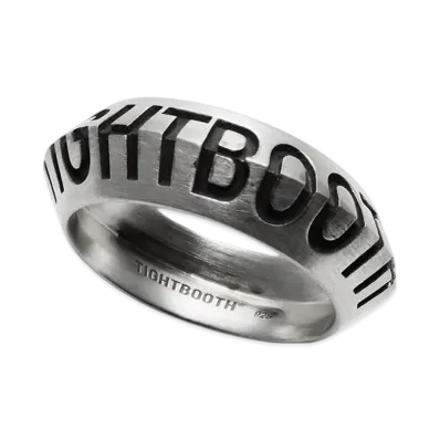 TIGHTBOOTH Angle Iron Ring "Silver"
