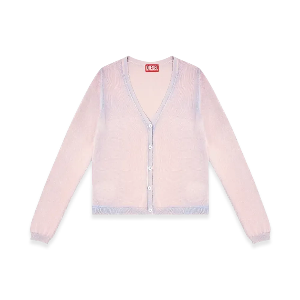 Diesel M-Vitta Red Cardigan "Pink White"