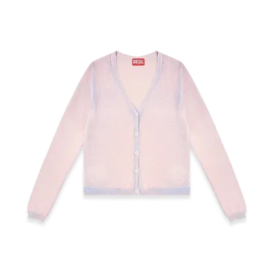 Diesel M-Vitta Red Cardigan "Pink White"