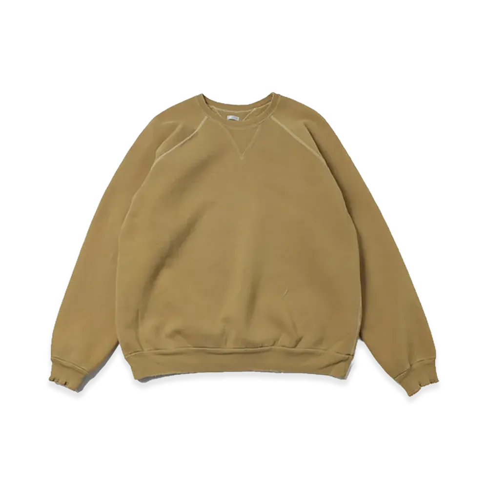 A.PRESSE Vintage Double V Sweatshirt "Gold"