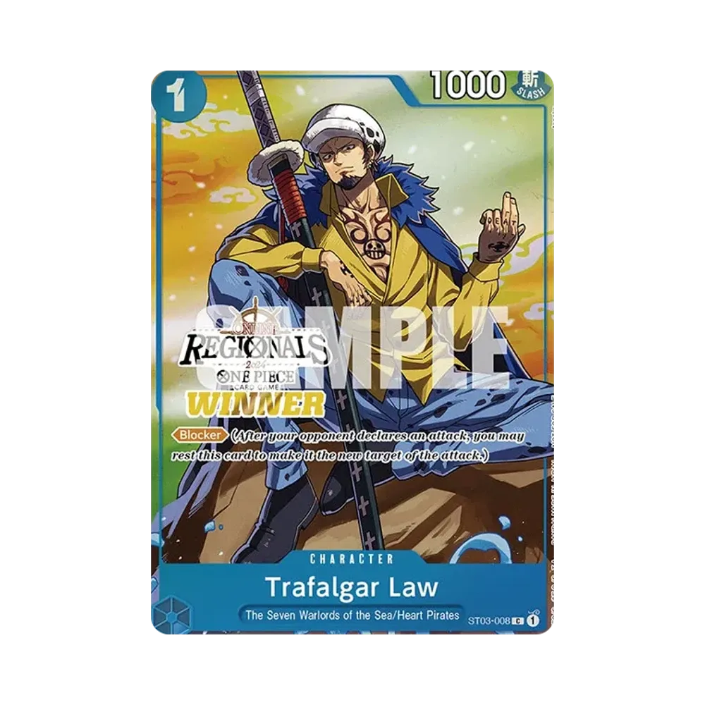 トラファルガー・ロー C [ST03-008]【英語版】(プロモーションカード「オンライン地域 チャンピオンカードセット 2024 Vol.2」)