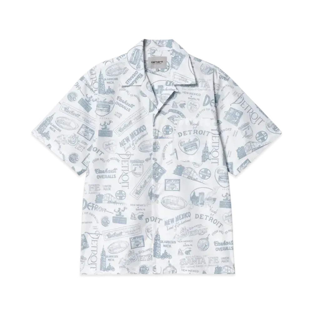 Carhartt WIP S/S State Souvenir Shirt "State Souvenir Print Black Wax"