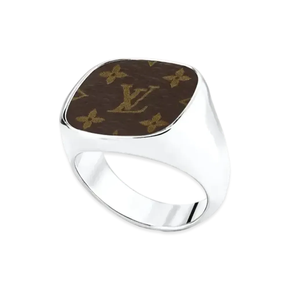 Louis Vuitton Monogram Lock Signet Ring