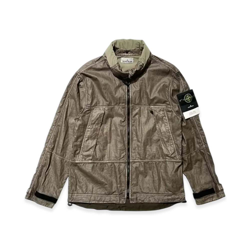 Stone Island 4100040 Raw Linen Plated-OVD "Brown"