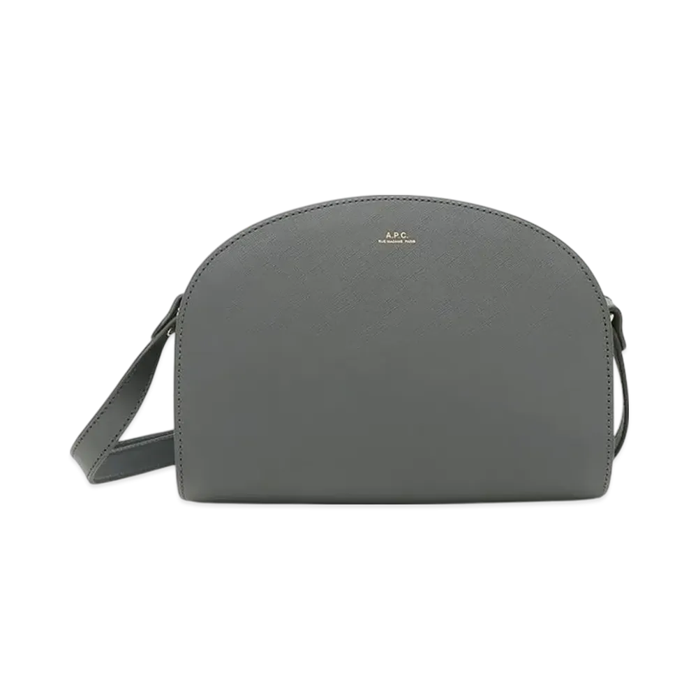 A.P.C. Sac Demi Lune "Gris Fonce"