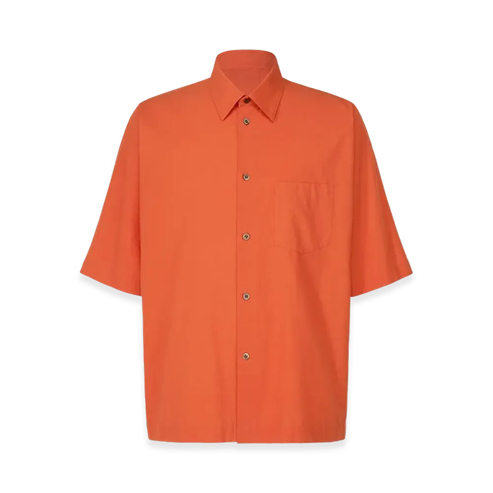 HOMME PLISSE ISSEY MIYAKE Streamline Shirt "Orange"