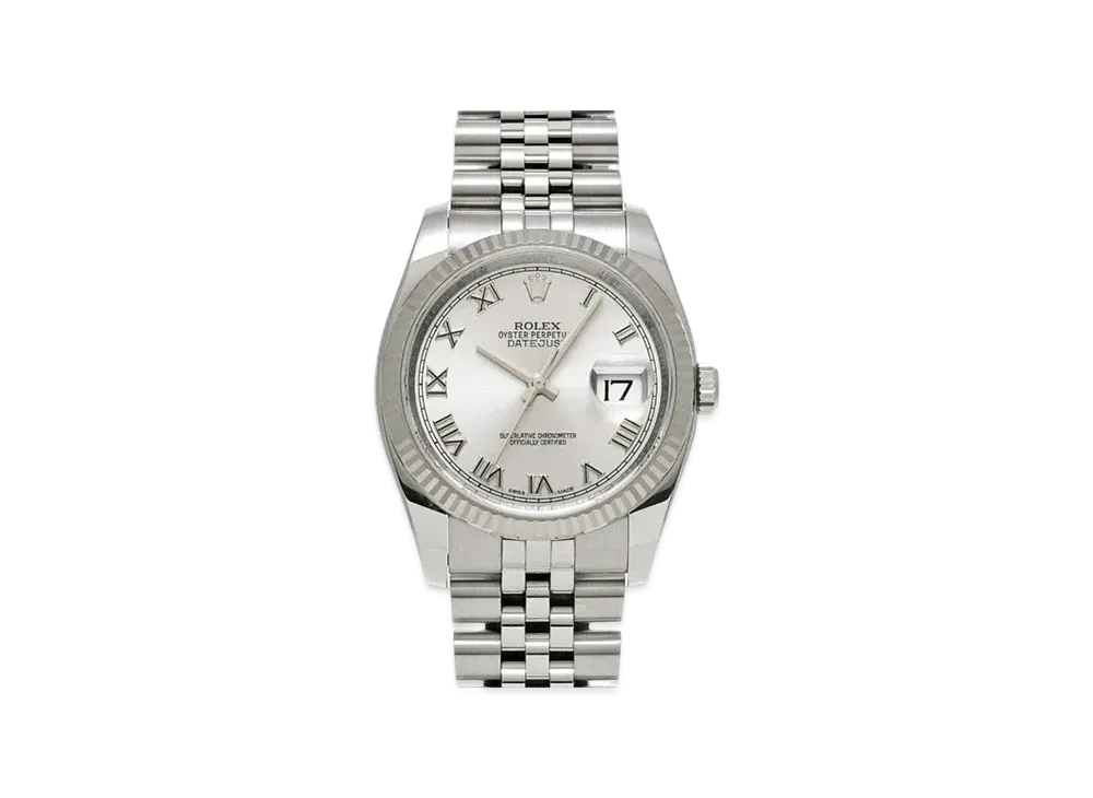 ROLEX Datejust "Silver Roman/Stainless Steel/White Gold"