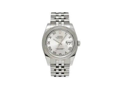 ROLEX Datejust "Silver Roman/Stainless Steel/White Gold"