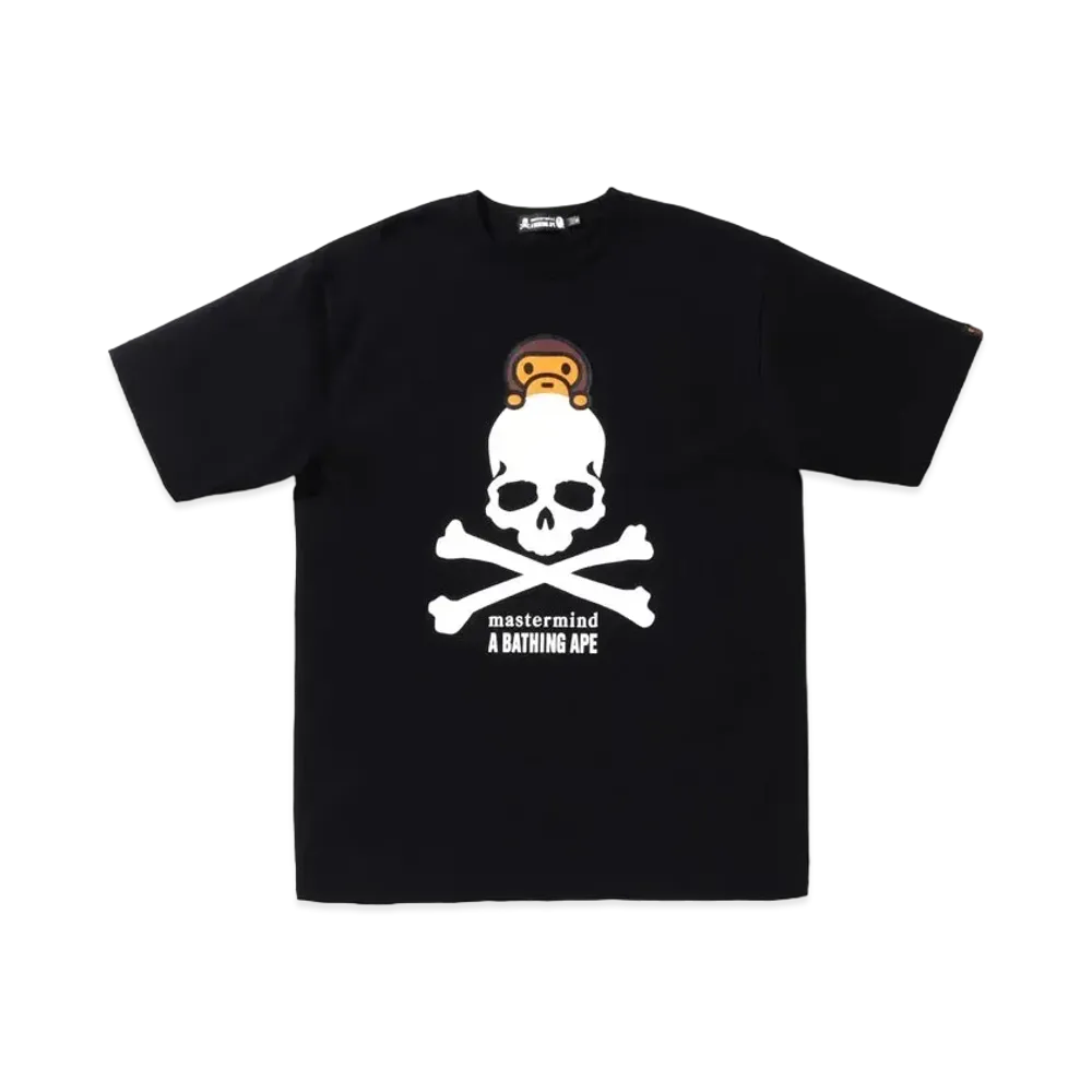 A BATHING APE X MMJ BABY MILO TEE "Black"