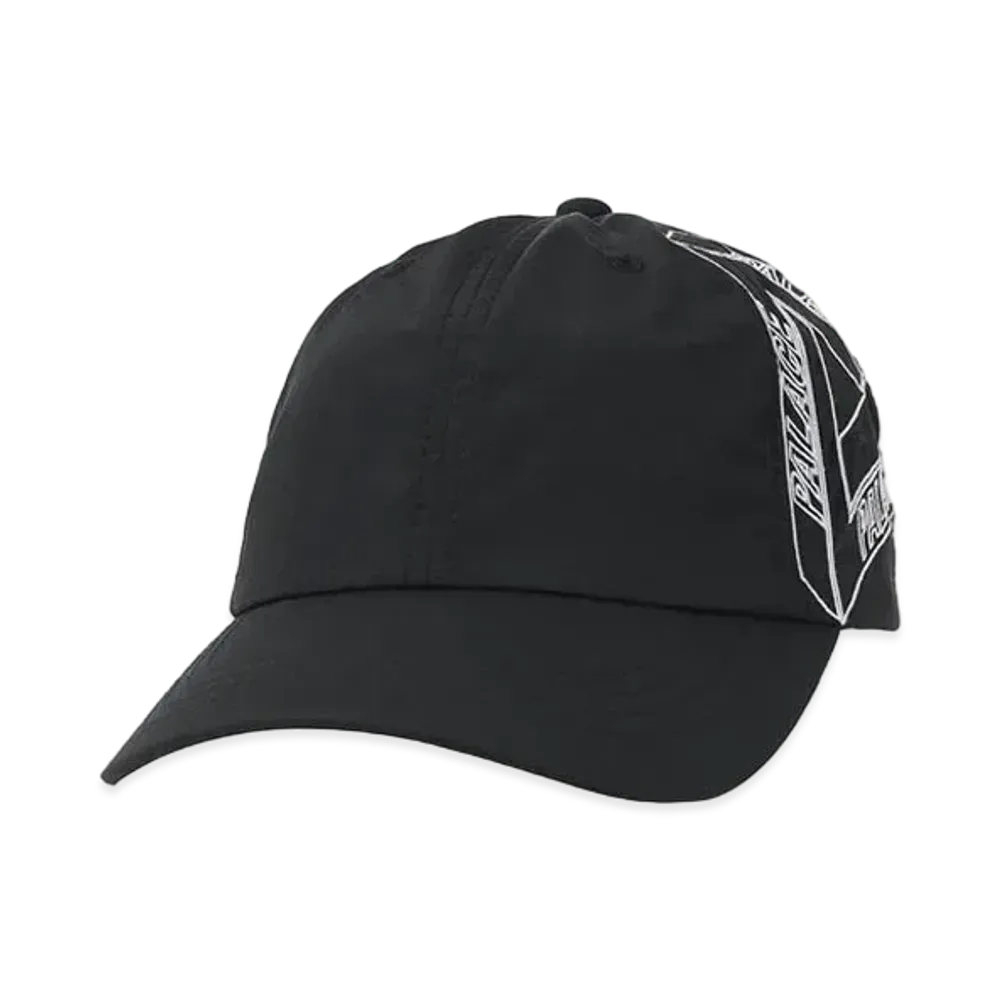 PALACE SIDE TRI SHELL 6-PANEL "Black"