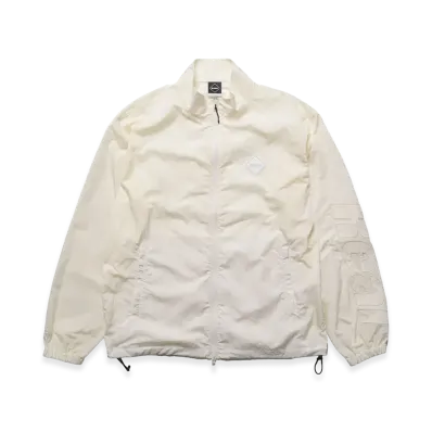 F.C.Real Bristol Big Logo Nylon Stand Collar Blouson "Off White"