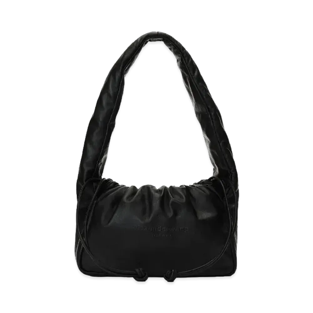 Alexander Wang Ryan Buttery Leather Puff Small Bag "Black"