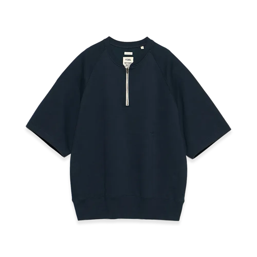 nanamica Harf Zip Sweat "Navy"