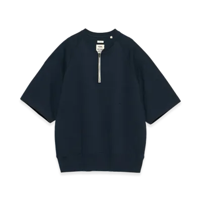 nanamica Harf Zip Sweat "Navy"