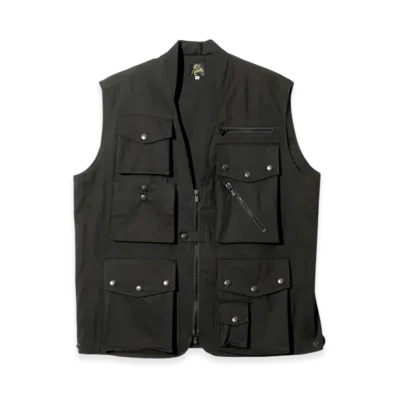 NEEDLES Field Vest - C/N Oxford "Black"