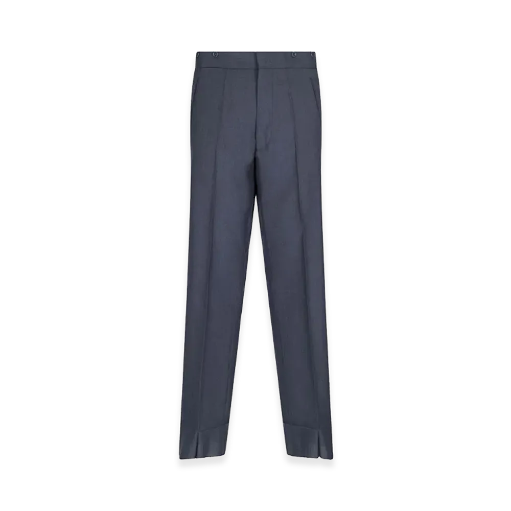 PRADA Blue Mohair Blend Pant "Light Blue"