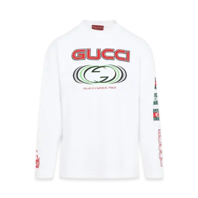 GUCCI Logo Print T-Shirt "White"