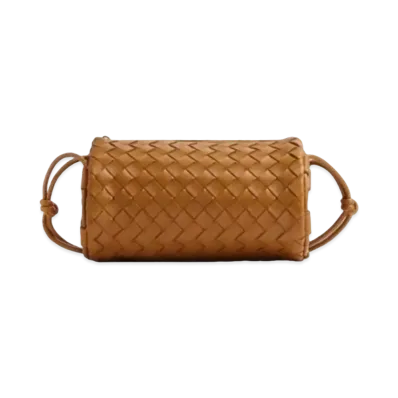 Bottega Veneta Rope Clutch Bag "Camel"