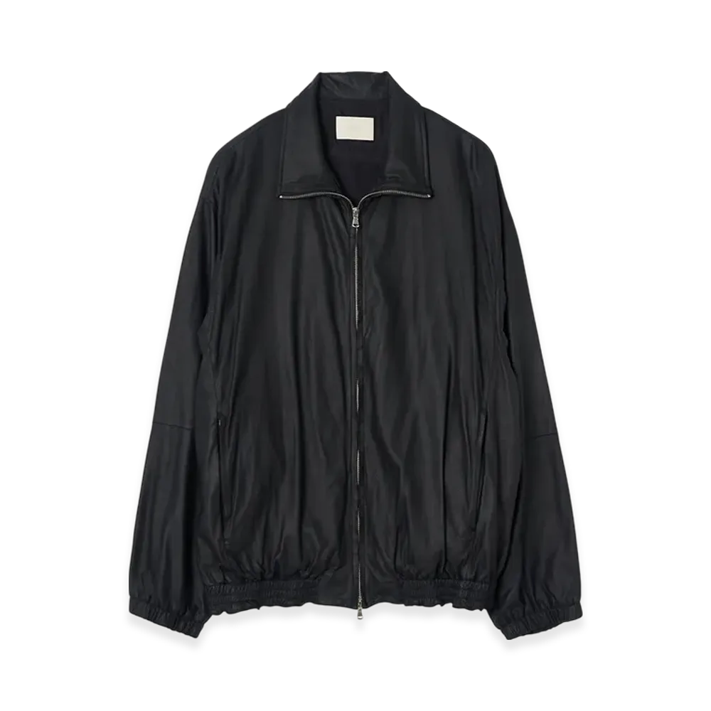 YOKE Sheep Suede Nappalan Leather Training Jackt "Black"