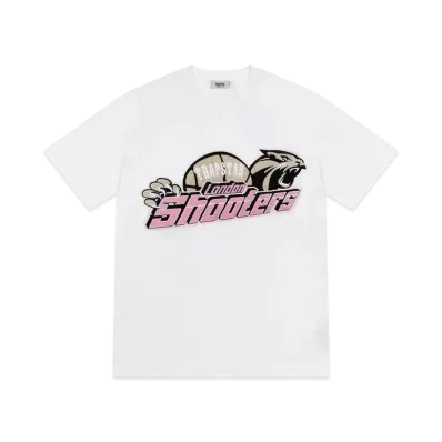 TRAPSTAR x SHOOTERS Chenille T-Shirt "White/Pink"