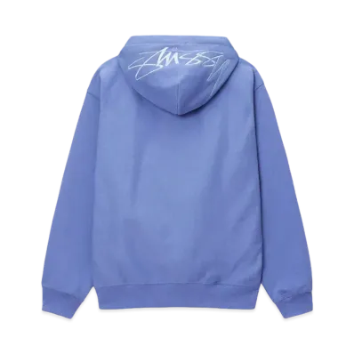 Stussy Back Hood Applique Hoodie "Storm"