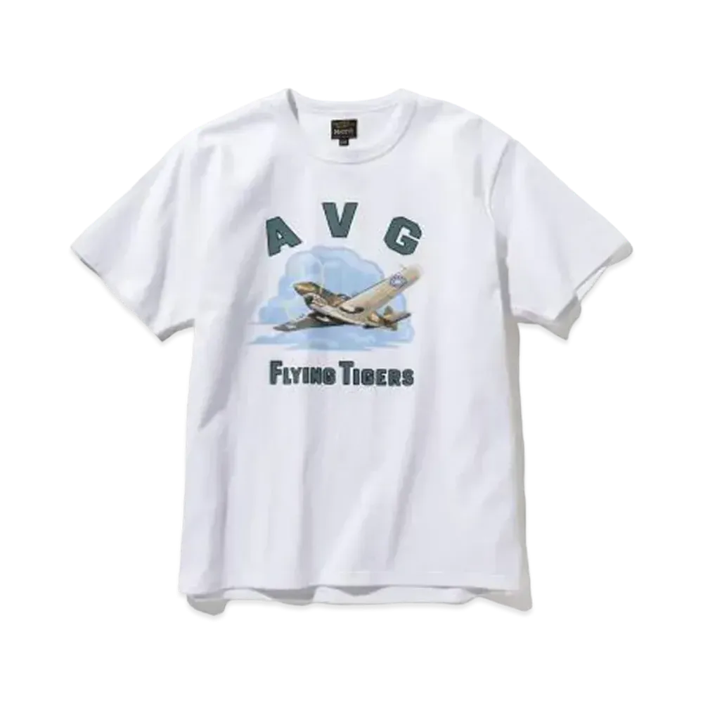 THE REAL McCOY'S MILITARY TEE / AVG H81-A2 "White"