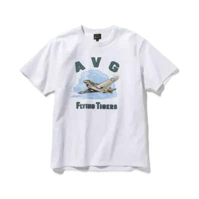 THE REAL McCOY'S MILITARY TEE / AVG H81-A2 "White"