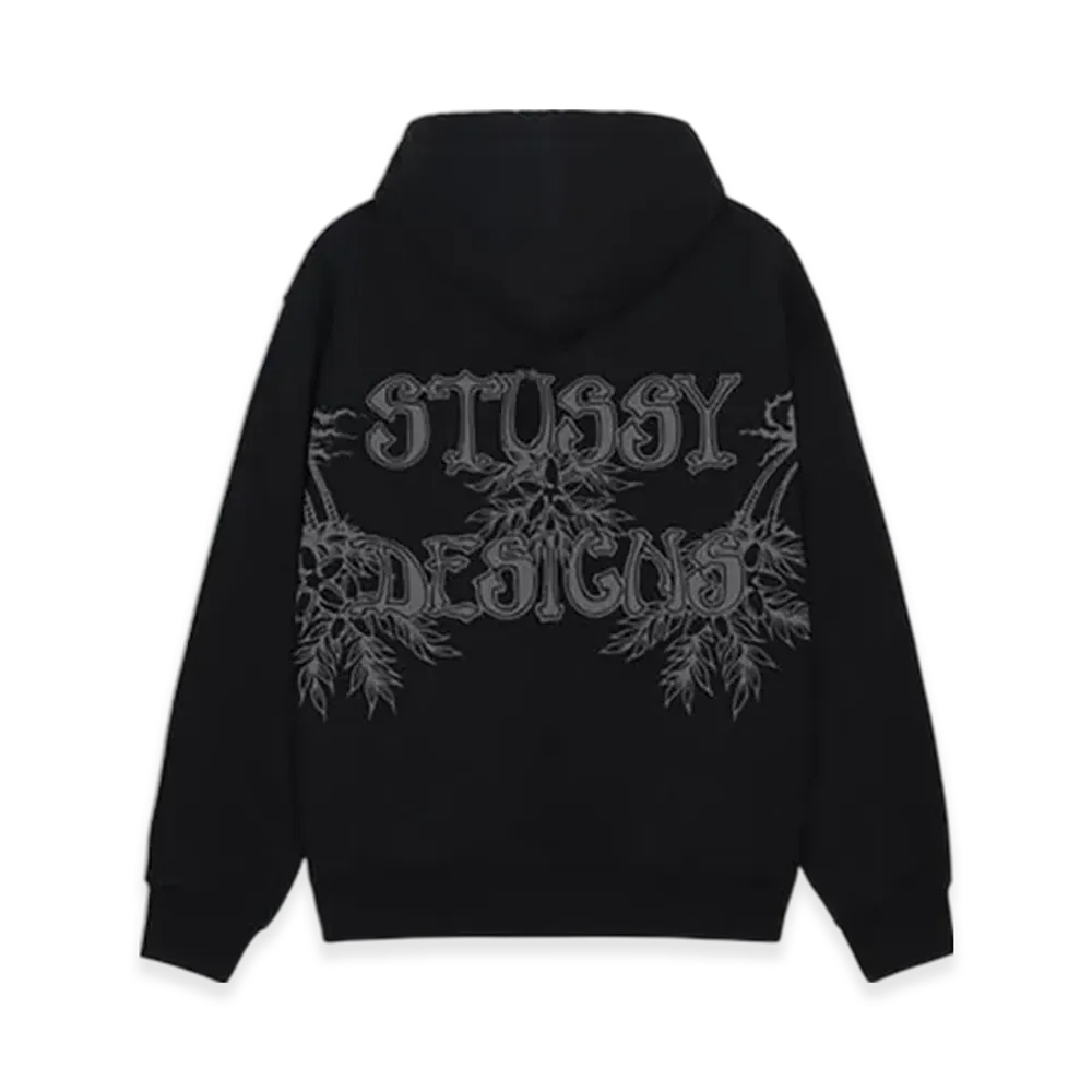 Stussy Wes Palms Hoodie "Black"