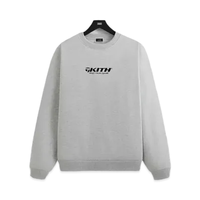 Kith x TaylorMade Find Your Game Nelson Crewneck "Light Heather Grey"