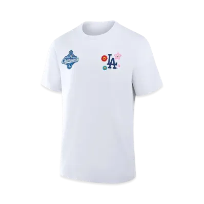 Takashi Murakami x MLB x Los Angeles Dodgers World Series Champions Collection T-Shirt (Kids) "White"