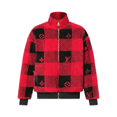 Louis Vuitton Damier Fleece Blouson "Red plaid"