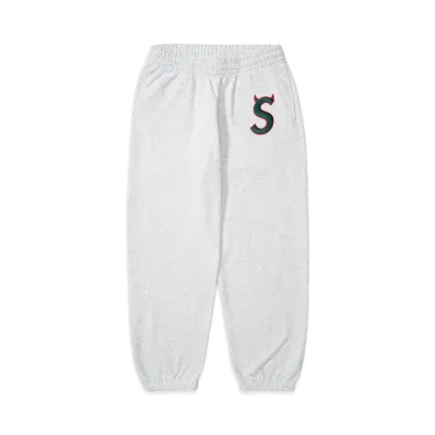 Supreme Devil S Logo Sweatpant "Ash Grey"