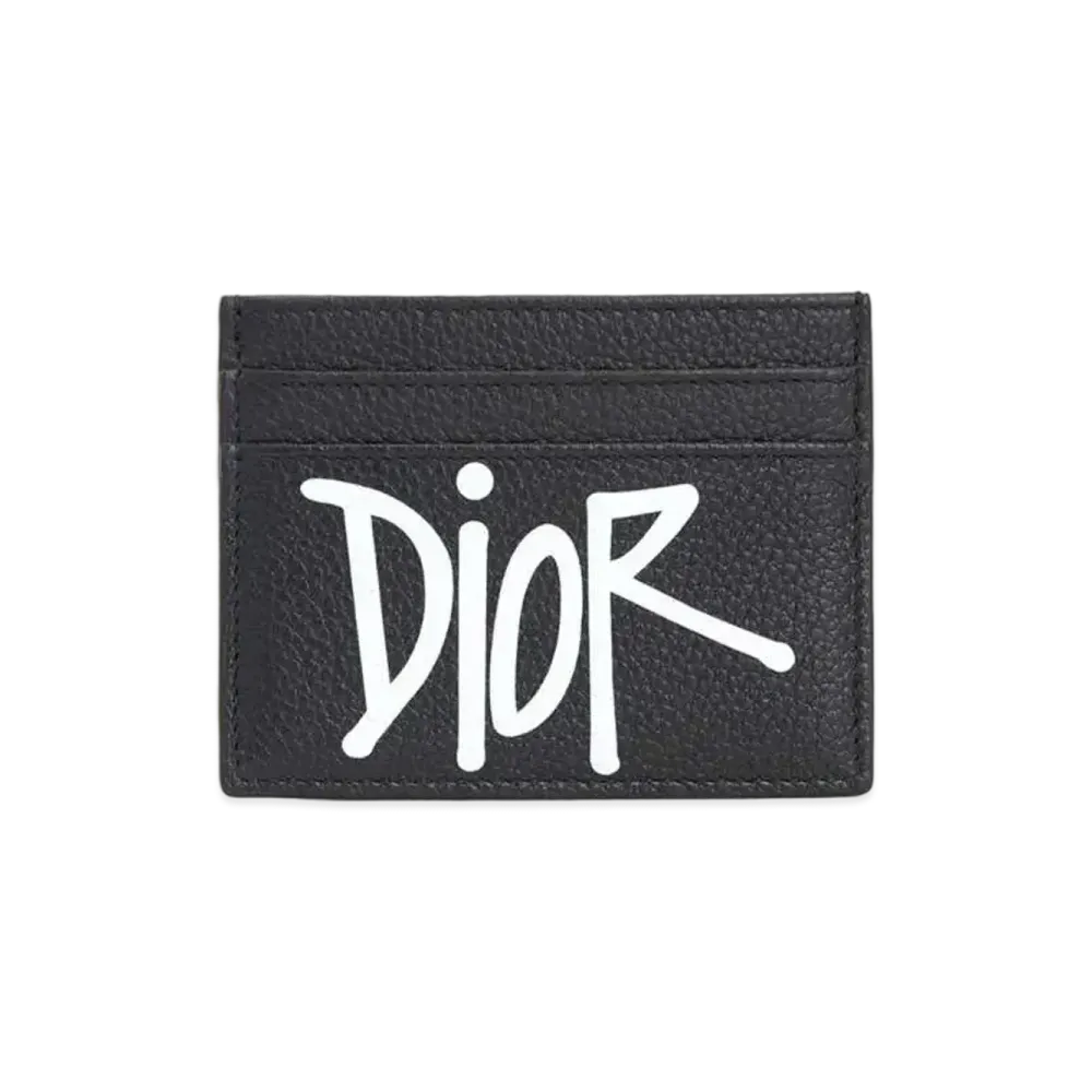 Dior x Shawn Stussy Card Holder (4 Card Slot) "Black"