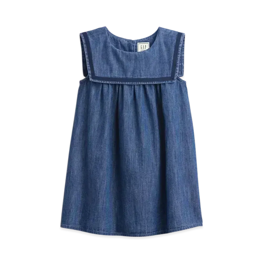 GAP x DOEN Denim Sailor One Piece (Baby) "Medium Indigo"