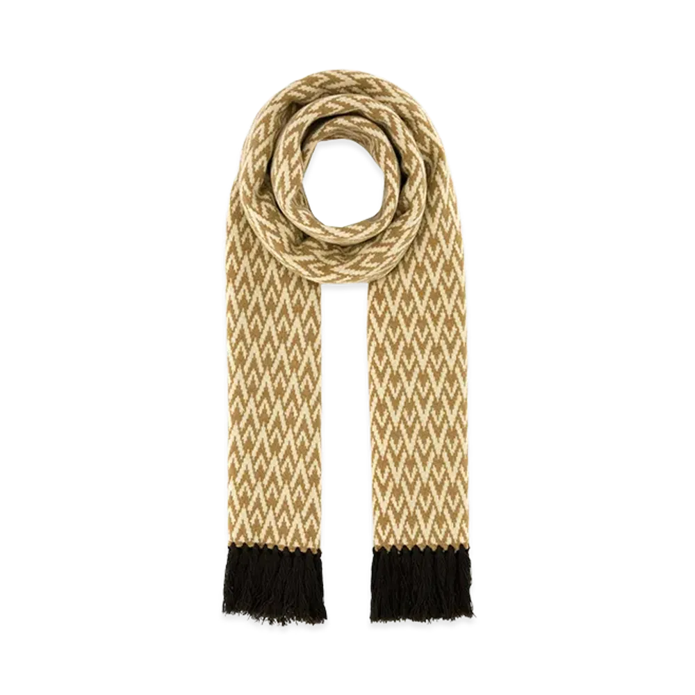 Valentino Embroidered Wool Toute La V Scarf "Printed"
