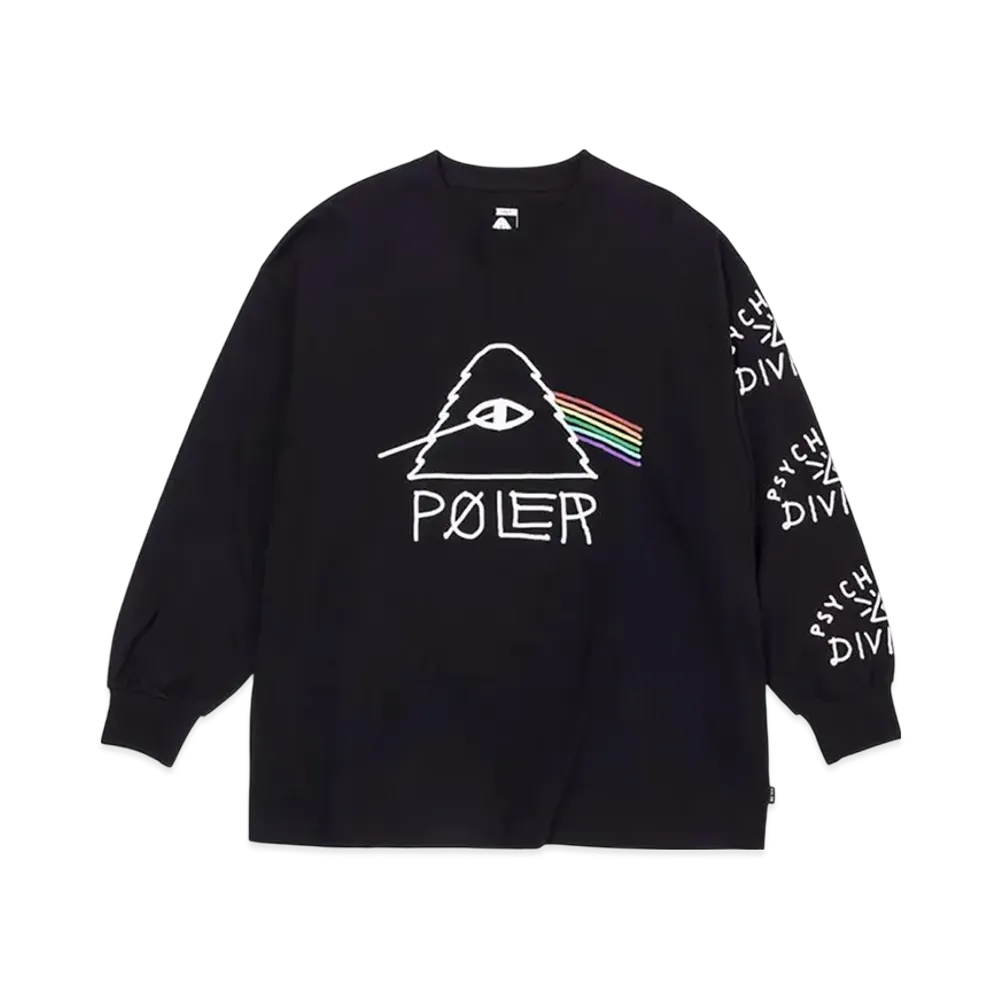 POLeR Psychedelic Fit LS Tee "Black"