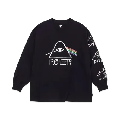 POLeR Psychedelic Fit LS Tee "Black"