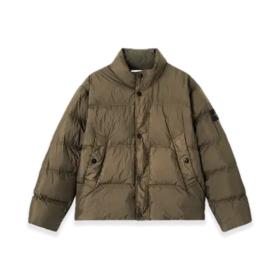 Stone Island 4100010 Crinkle Reps Ny Recycled Nylon "Military Green"