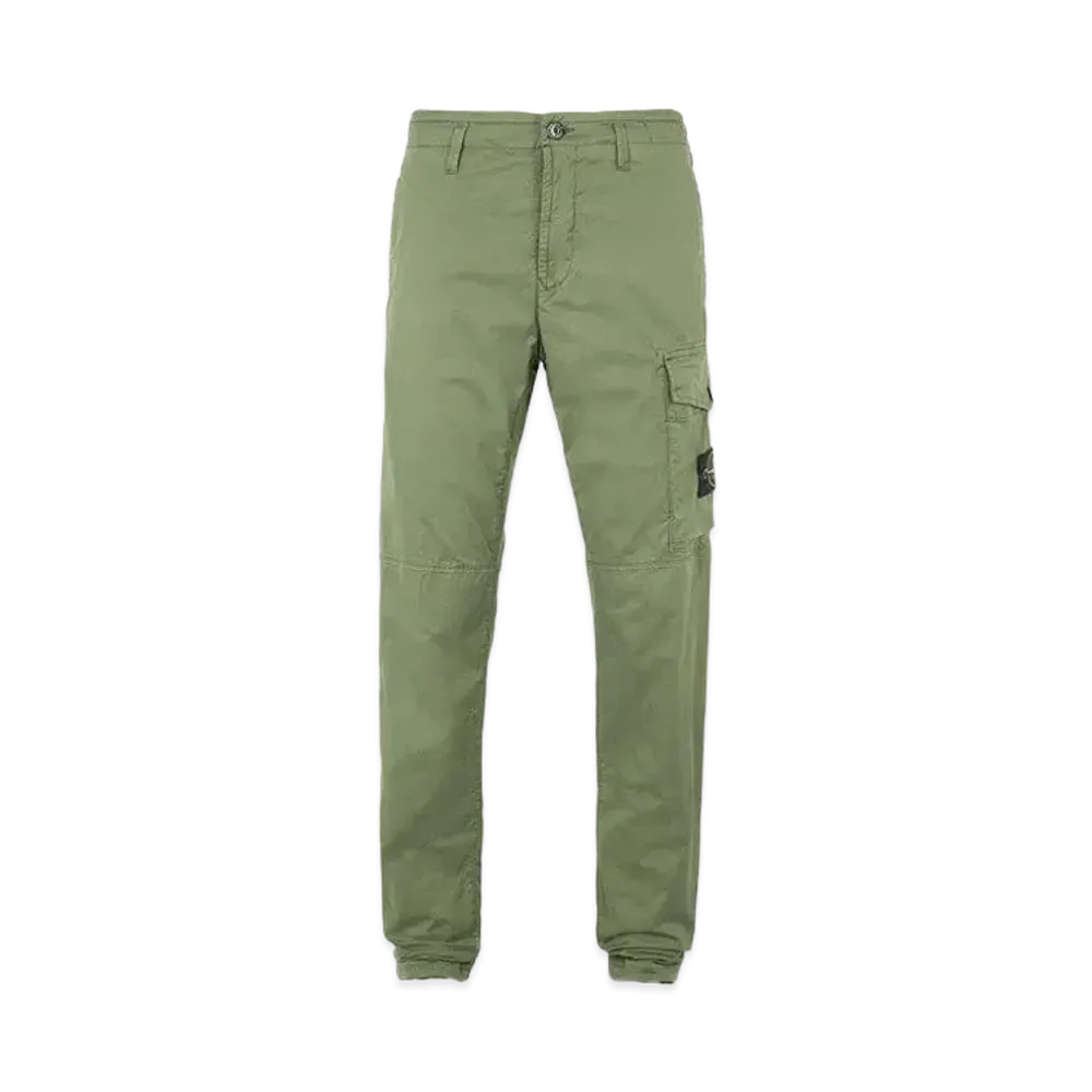 Stone Island 31410 STRETCH COTTON GABARDINE_SLIM FIT "Sage Green"