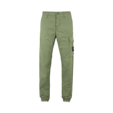 Stone Island 31410 STRETCH COTTON GABARDINE_SLIM FIT "Sage Green"