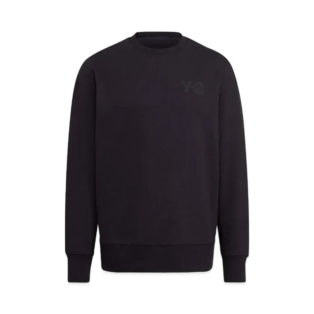 ADIDAS Y-3 CLASSIC CHEST LOGO CREW SWEATSHIRT "Black"