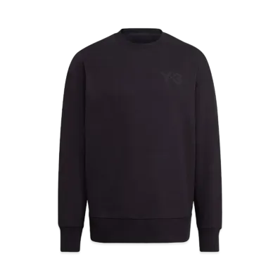 ADIDAS Y-3 CLASSIC CHEST LOGO CREW SWEATSHIRT "Black"