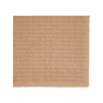 Saint Laurent Women's Scarfs "Beige"