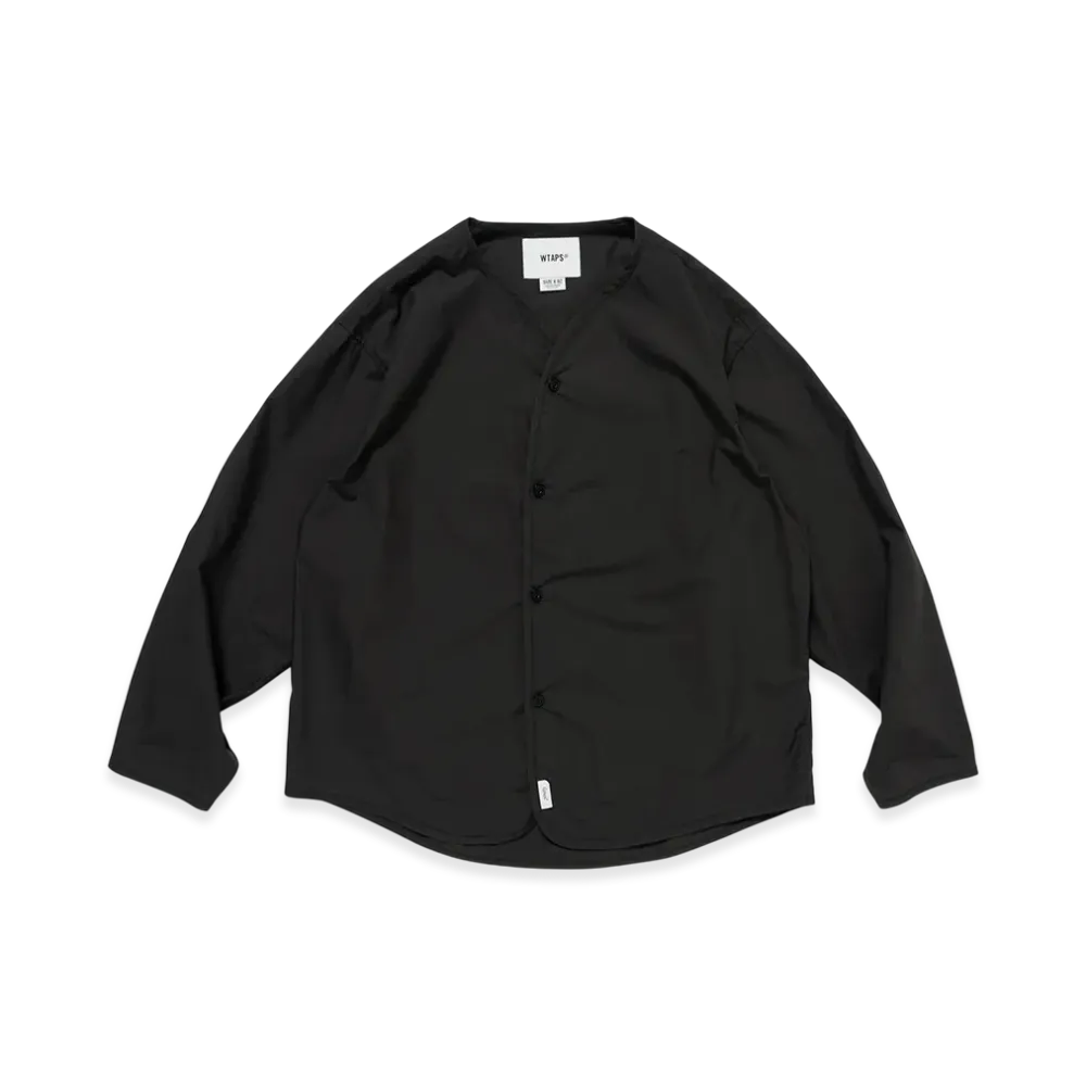WTAPS Scout 01 / LS / Cotton. Broadcloth "Black"